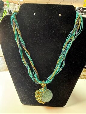 Peacock Pendant great condition.